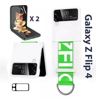 Carcasa Protectora Para Samsung Z Flip 4 Funda Micas Anillo