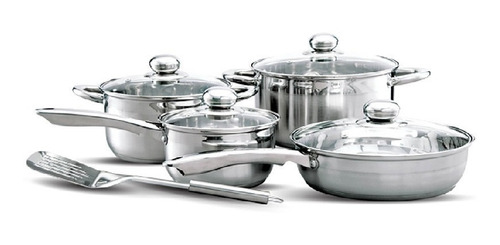 Set 9 Pzas Bateria Irlanda Cocina Acero Inoxidable Cinsa