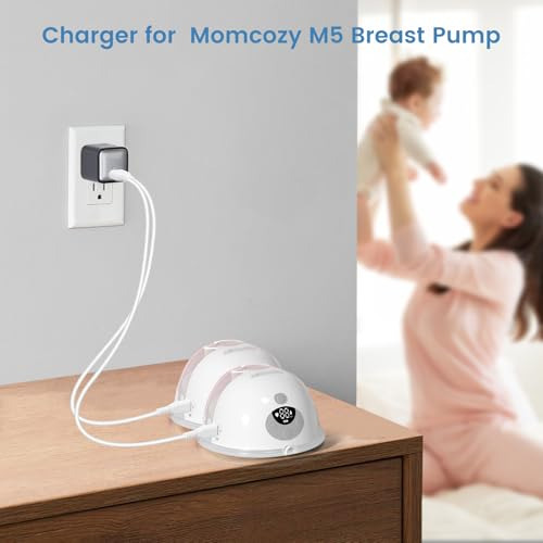 Cargador De 2 Unids Para Extractor De Leche Momcozy M5 Con C