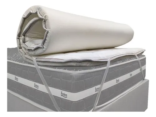 Pillow Top 2 Plazas Espuma D28 5cm Alto Protector Mullido