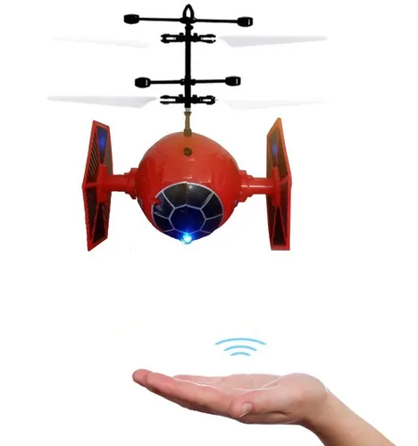 Mini Helicoptero Dron Control Infra Rojo Con Mano