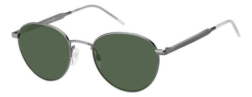 Óculos De Sol Tommy Hilfiger Th 1654/s R80/ir-59 Cor da armação Prateado Cor da haste Prateado Cor da lente Verde Desenho Redondo