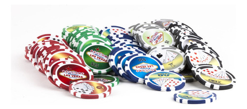 Fichas de poker CHH, 100 unidades, pack de 100.