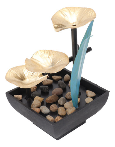 Fuente De Agua De Mesa Con Bomba De Cascada Usb Stone