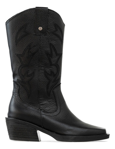 Botas Texanas De Cuero Mujer Landora Heyas