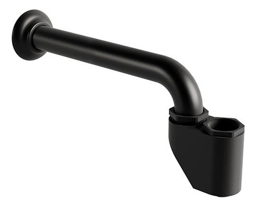 Cespol Para Lavabo Con Registro Negro Mate Helvex Tv-016-eb