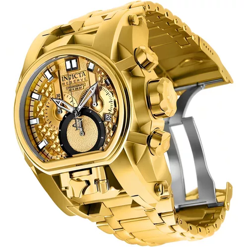 Relógio Masculino Invicta Zeus Magnum Linha Gold One Dourado