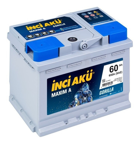 Batería Inci Akü 12v 100amp (60ah), Europea 3 Años De Gtia