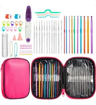 Comprar Set Agujas Crochet Estuche Accesorios Tejido 55 Pzas Bolso Completo Y Practico Ideal Para Tejedores Incluye Herramientas Variadas De Alta Calidad Para Proyectos De Crochet Todo En Un Estuche Otec