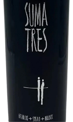 Pack De 4 Vino Tinto Suma Tres Grenache-syrah-malbec 750 Ml