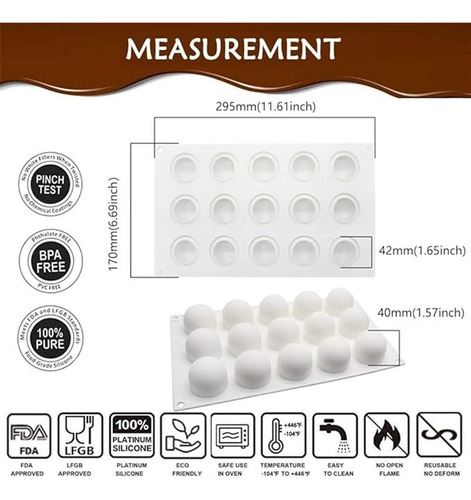 Alta Calidad Para Molde De Silicona Esférico 3d, Para