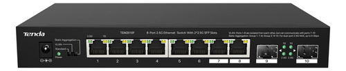 Switch Ethernet Tenda Tem2010f, 8 Puertos De 2.5g Con