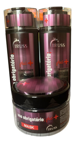 Kit Truss Uso Obrigat Plus+ - Shampoo + Condicion + Máscara