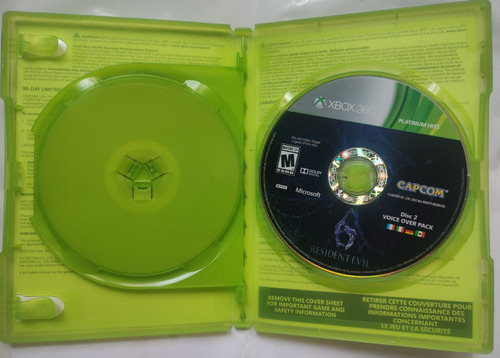 Resident Evil 6 Original Xbox 360 (Usado)