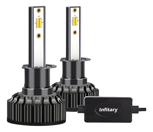 2 Bombillos Led Tricolor H1 Infitary 16000 Lumens Antiniebla
