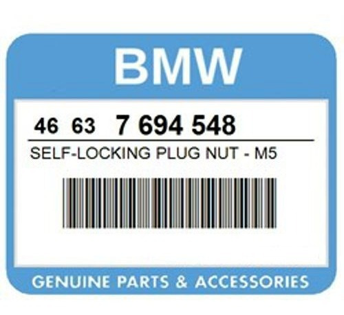 Bmw 46637694548 C-clip Mutter M5 Kit C/10