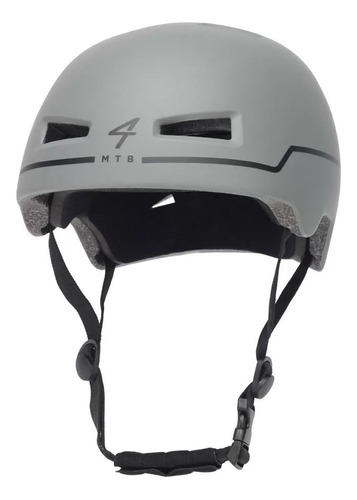 Casco Bici - Clever Helmet - Fourstroke Color Gris Mate Talle M