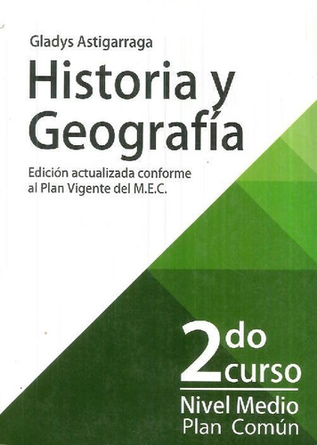 Libro Historia Y Geografía 2º Curso Nivel Medio Plan Común D