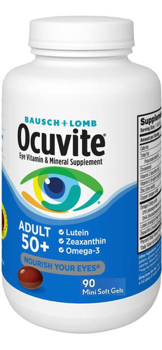 Ocuvite  Bausch 50+ Vitamina Para Los Ojos 90 Caps