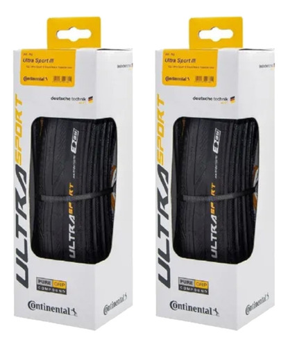 kit x 2  cubiertas continental ultra sport 3 700x25