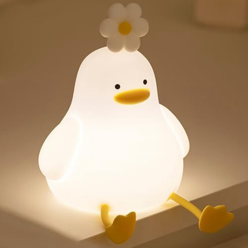 Luz Noturna Flower Duck Night Light Timer Para Sala De Estar