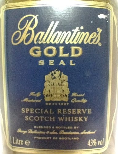 Ballantine's Gold Seal Special Reserve 12 Year Scotch Whisky (Usado)