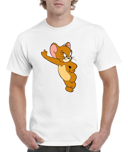 Camisas Para Hombre Blancas Tom Y Jerry Diseños Juveniles