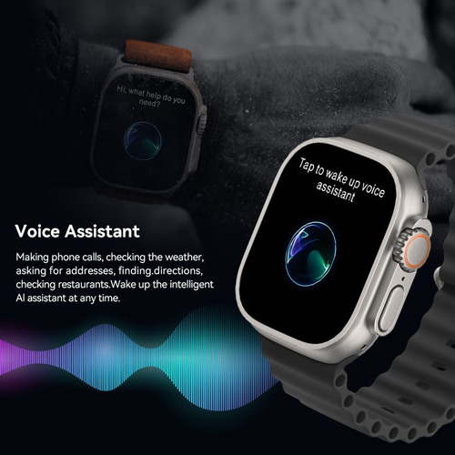 Smartwatch Js9 Ultra Max Amoled - Hk8 Hk9 Hk10 S9 Hw H14 H11