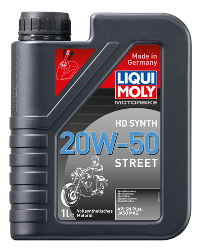 Liqui Moly Motorbike Hd Synth 20w50 Street 1l