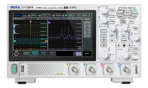 Rigol Osciloscopio Digital Dho814 Banda De Frecuencia De 100