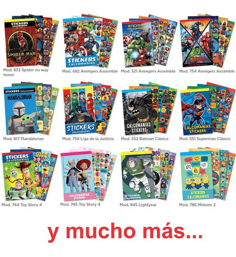 Block De Stickers Calcomanías Encanto - Pingusblock - Color Rosa