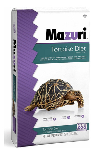 Mazuri Para Tortugas Terrestres 11 Kg - Tortoise Diet