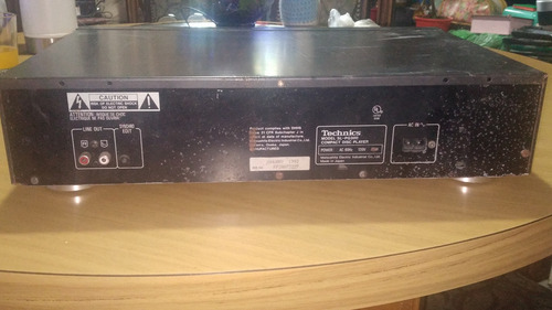 Cd Player Technics Sl-pg300 A Reparar Negro (Usado)