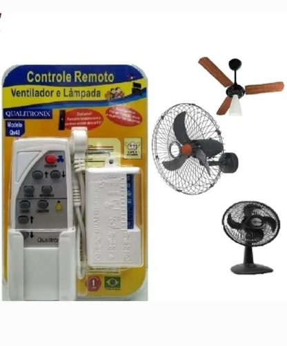 Controle Remoto S/ Fio P/ Ventilador E Lâmpada Longo Alcance 10