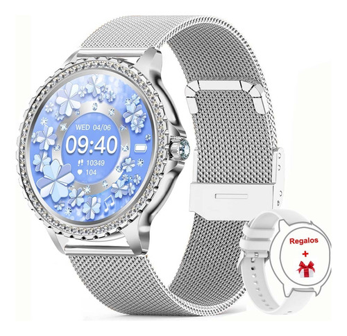 Diamantes Relojes Inteligentes Mujer Con Llamada Bluetooth