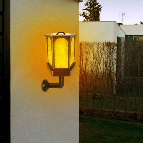 Tk Lámpara Solar Hexagonal Para Decoración De Jardín
