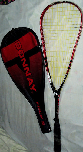 Antigua Raqueta Badminton? Squash Donnay Nick 5--funda