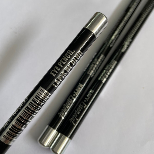 12 Un Lapis De Olhos E Sobrancelhas Preto C/ Apontador Navy
