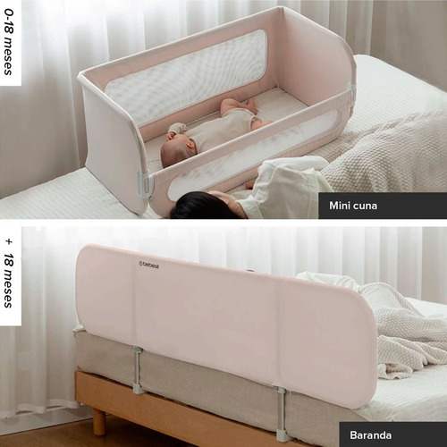 Baranda & Colecho 2 En 1 Safe & Sleep Bebesit