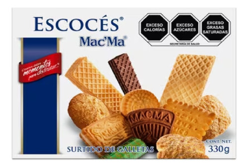 Galleta Escoces Macma Surtido 1 Pza 330 G