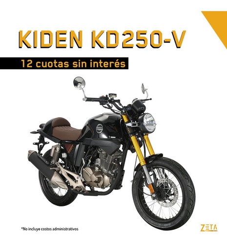 Imagen 3 de 14 de Moto 250 Kiden Kd 250-v 0km (tipo Triumph / Royal Einfield)