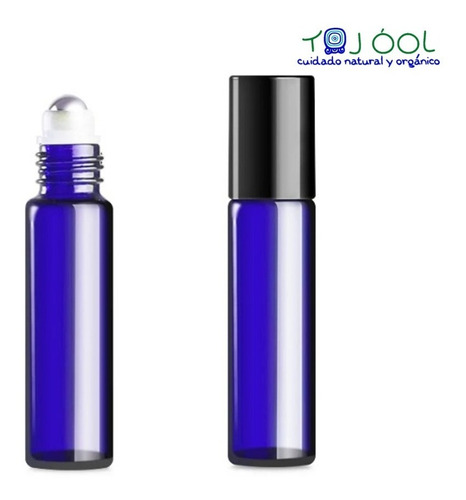 Roll-on Vidrio Azul Para Uso Tópico Aceite Esencial