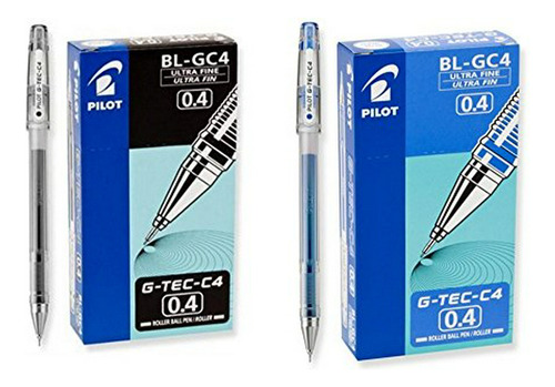 Esfero - Pilot G-tec-c4 Gel Rolling Ball Pens, Ultra Fine Po