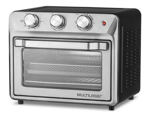 Forno Air Fryer 2 Em 1 Inox  Multilaser 127v 25l - Ce180