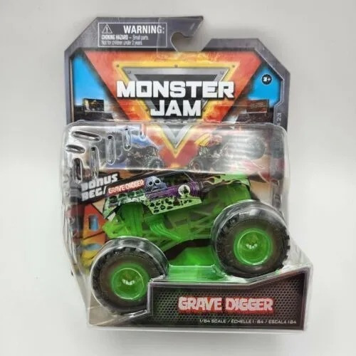 Monster Jam Vehiculo 1:64 Grave Digger Black