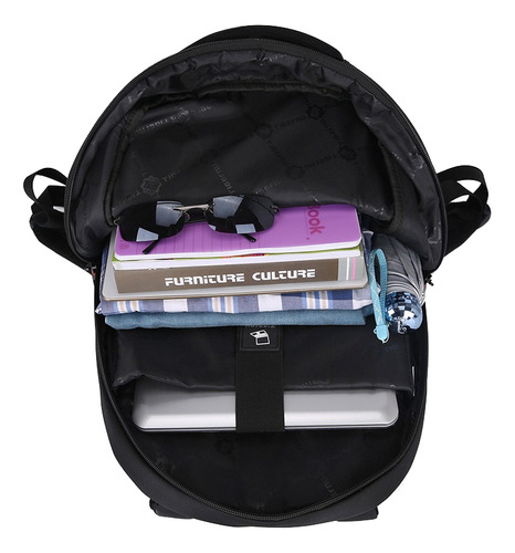 Mochila Tigernu Ejecutiva Para Notebook Negro T-b3032c