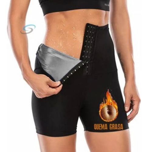 De Faja Short Quema Grasa Reduce Abdomen Deportivo Gym 501