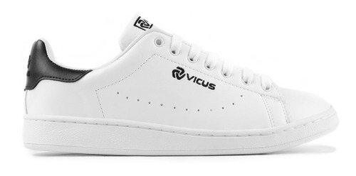 Zapatillas Vicus Furo Cuero Pu Blanco Negro
