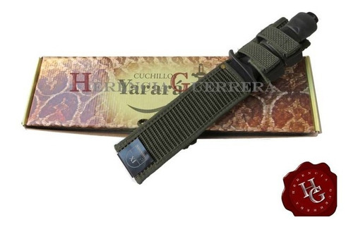 Imagen 6 de 8 de Cuchillo Yarara Br Xi Táctico Brigada Ejercito Vaina Verde