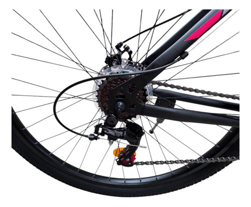 Bicicleta Mountain Bike Randers Kawill Thunder MTB R29 - 21 Velocidades Cambios Shimano - Color Rojo - Cuadro Talle M
